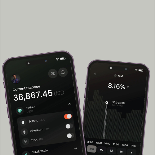 Crypto Mobile app UI