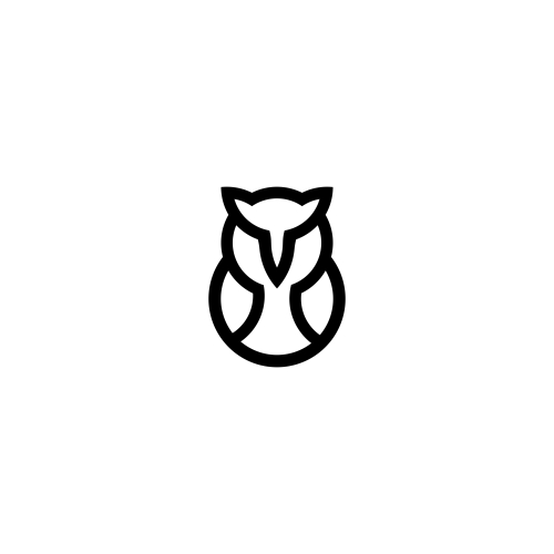 simple owl logo
