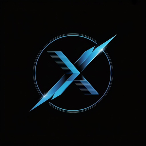Tech Startup Futuristic Logo