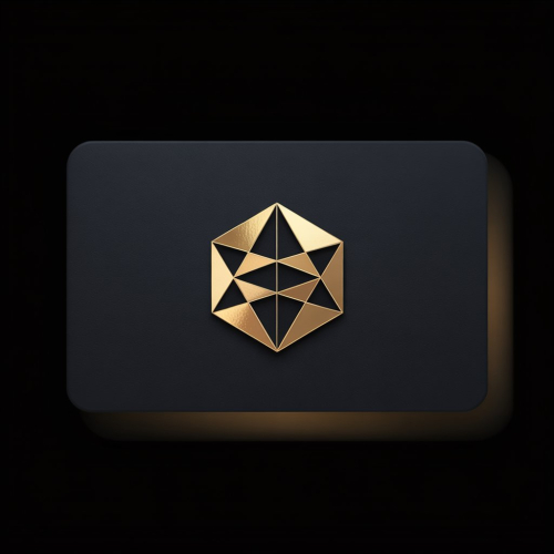 Golden Nexus – Precision Abstract Star in Hexagon Grid