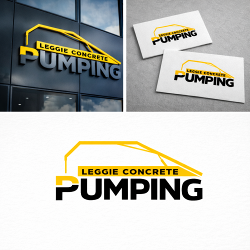 Leggie Concrete Pumping Logo Design