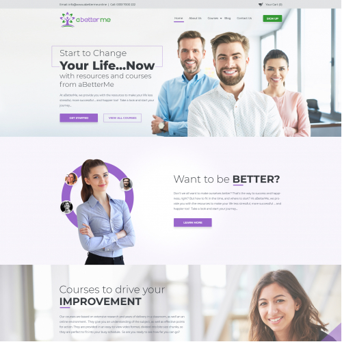 Website Design for Education Online Courses thumb
