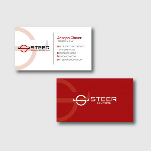 steer sourcing logo design