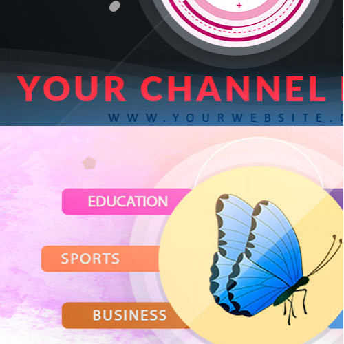 YouTube Banner and social media cover
