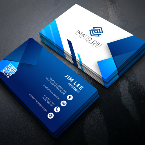 business card thumb