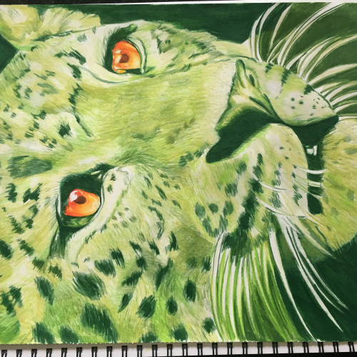 Green leopard