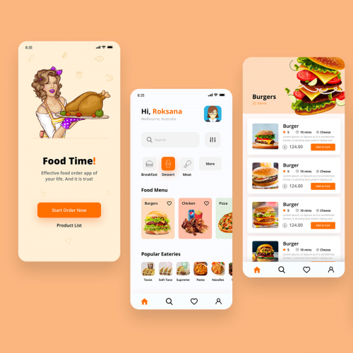 Food Selling App Design thumb