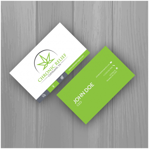 Business card thumb