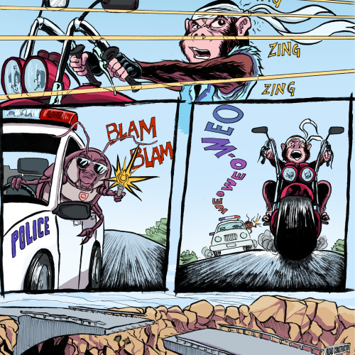 Monkey Comic sample