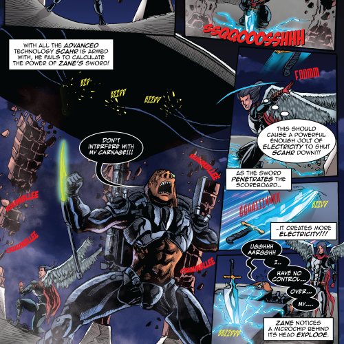 Afflicted comic page sample