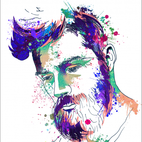 Watercolor portrait