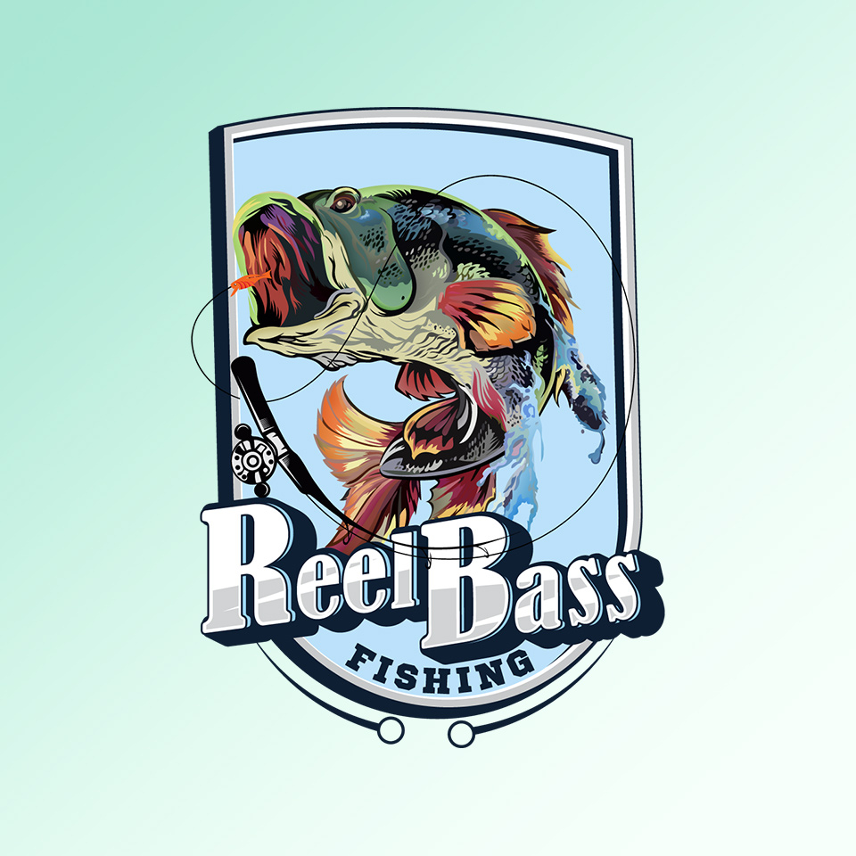 Real Bass Mascot logo