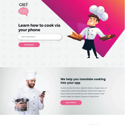 Chef website design thumb