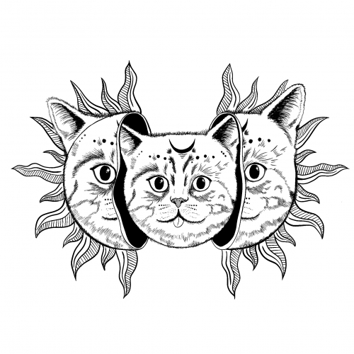 SUN-POW Kitty illustration
