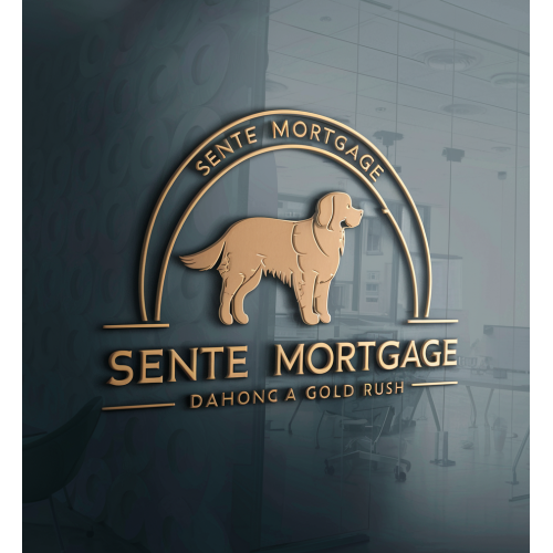 dog mortgage home logo