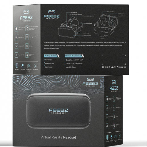 Feebz Virtual Reality Headset Packaging