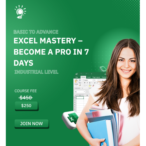 Excel Mastery – Become a Pro in 7 Days