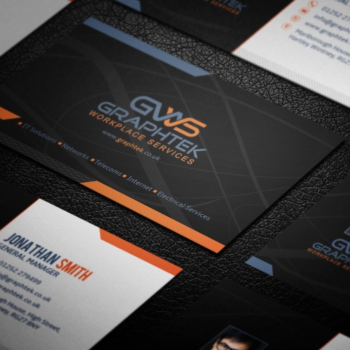 Business card design thumb