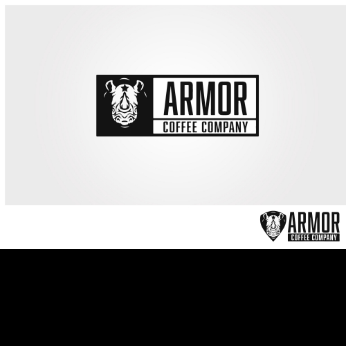 Logo concept for Armor Coffee Company