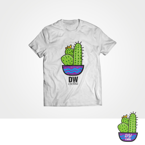 DW Cactus T-shirt Design