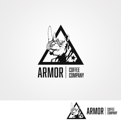 Logo concept for Armor Coffee