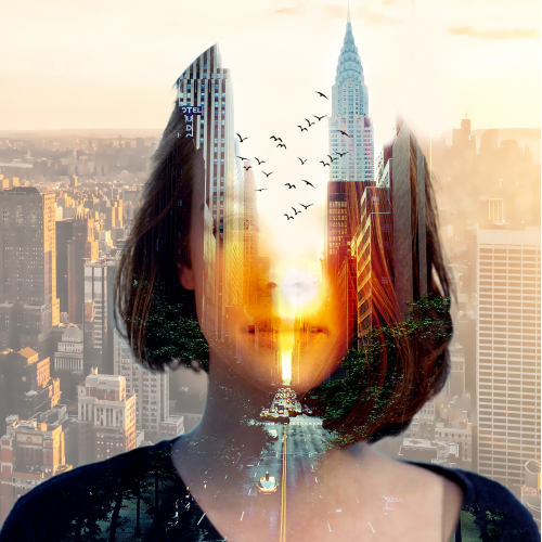 Double Exposure visual art