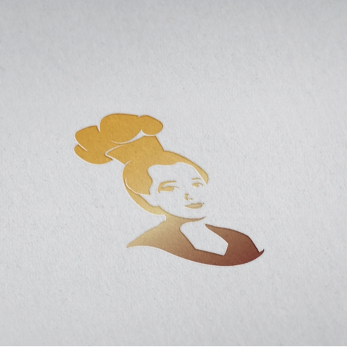 Woman Traditional chef Logo Template