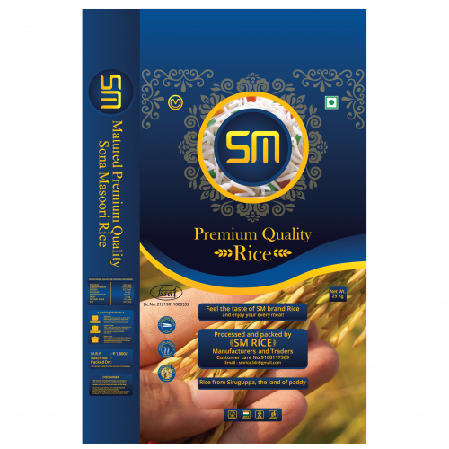 Rice bag packaging design