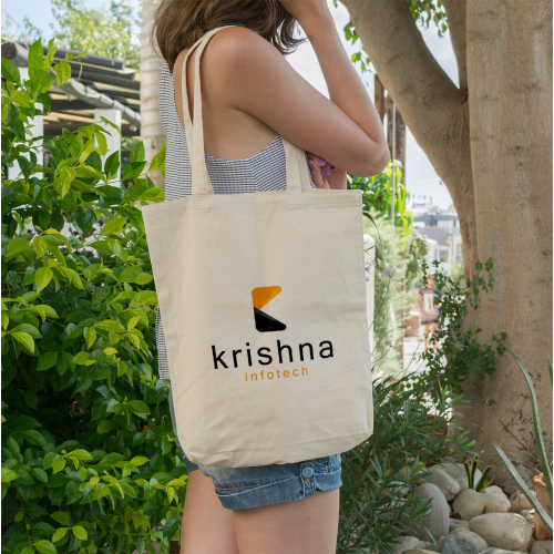 Krishna Infotech logo design