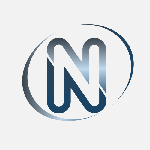 Initial letter n logo Vector template