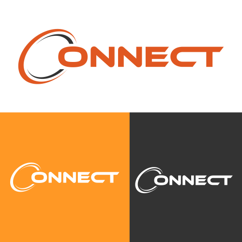 Wordmark logo design Connect