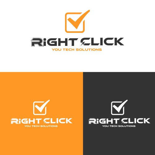 Wordmark logo design right click