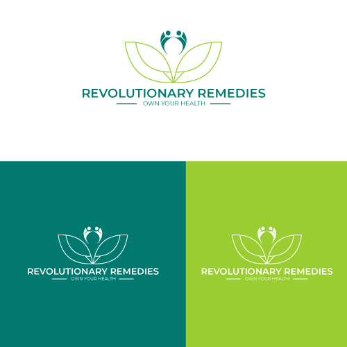 holistic supplement company logo design