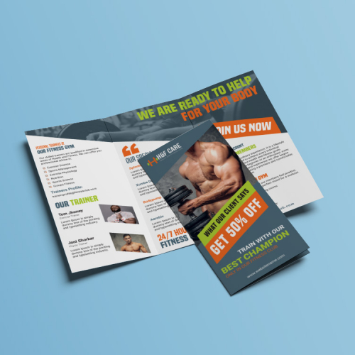 Gym Trifold Brochure