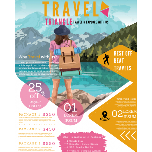 Travel flyer