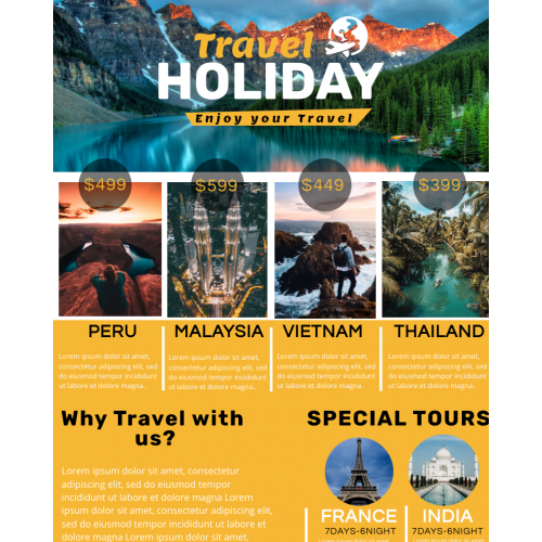 Travel Flyer Template