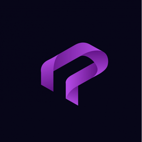 P R Logo  design