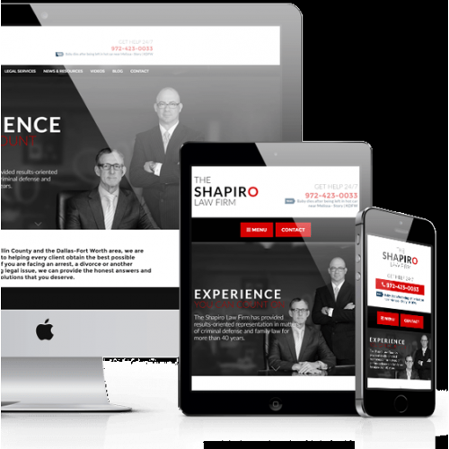 LAW FIRM ATTORNEY WEBSITE DESIGN #2