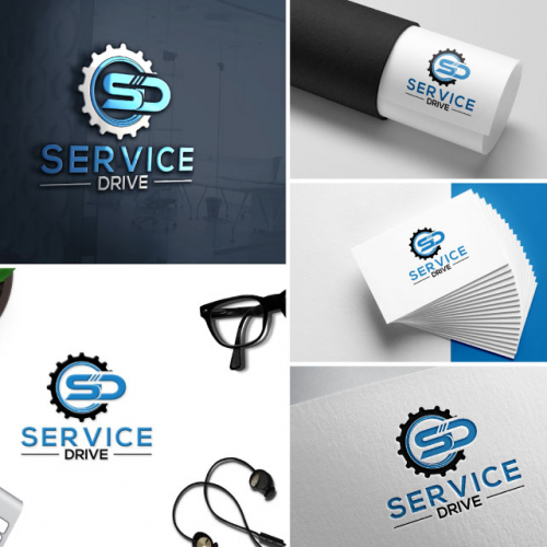 SD Service Logo design