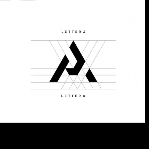 MD Monogram Initial Logo Design