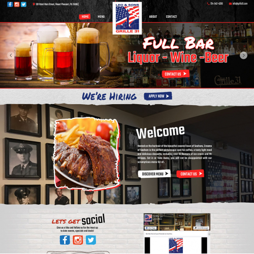 Restaurant Website Design