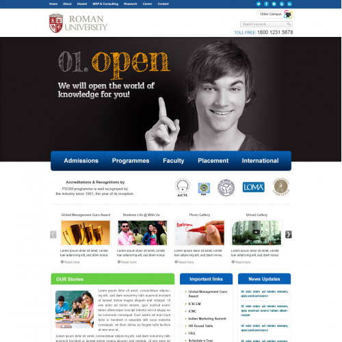 Educational Website Design