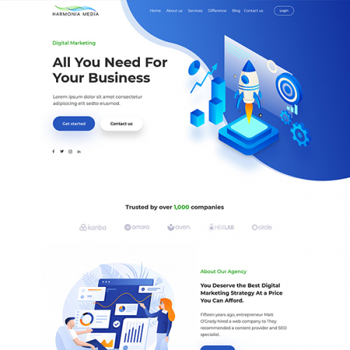 I will custom illustration for your website, landing pa thumb