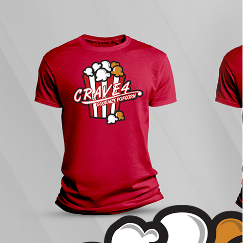 Popcorn logo and design