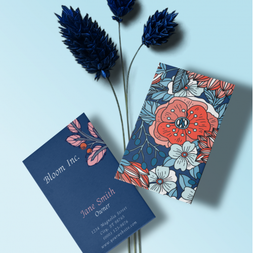 Floral Business Card Design thumb