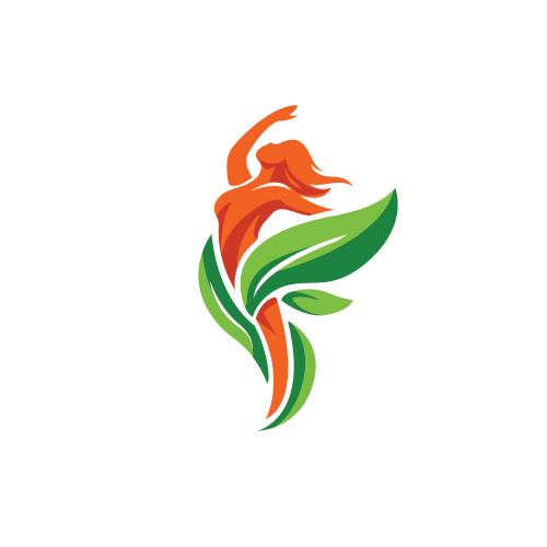 Vibrant Angel Flame Logo Design
