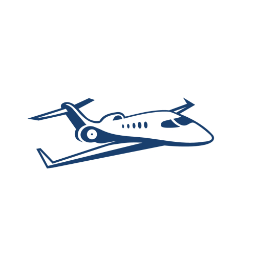 Modern Aviation Airplane Logo Design