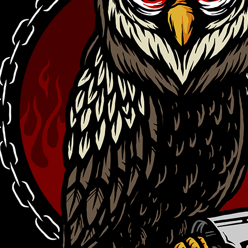 —Pngtree—vector of owl and piston_5305853 thumb
