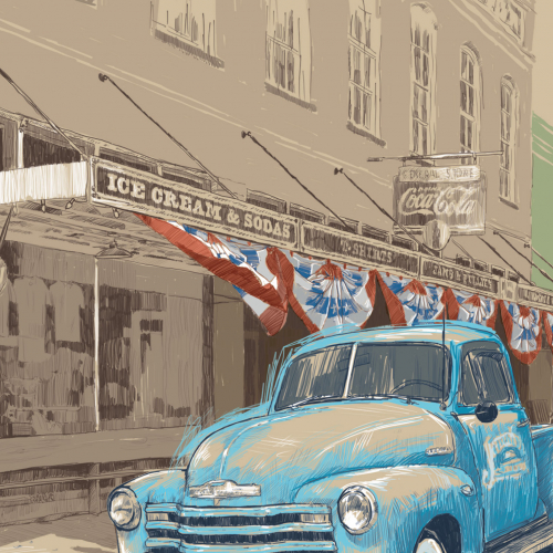 USA retro
