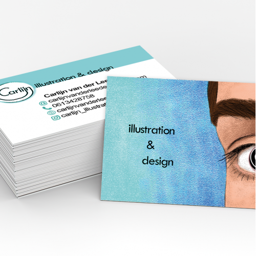 Illustrated business cards